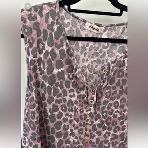 Leopard Sleeveless Top 2x